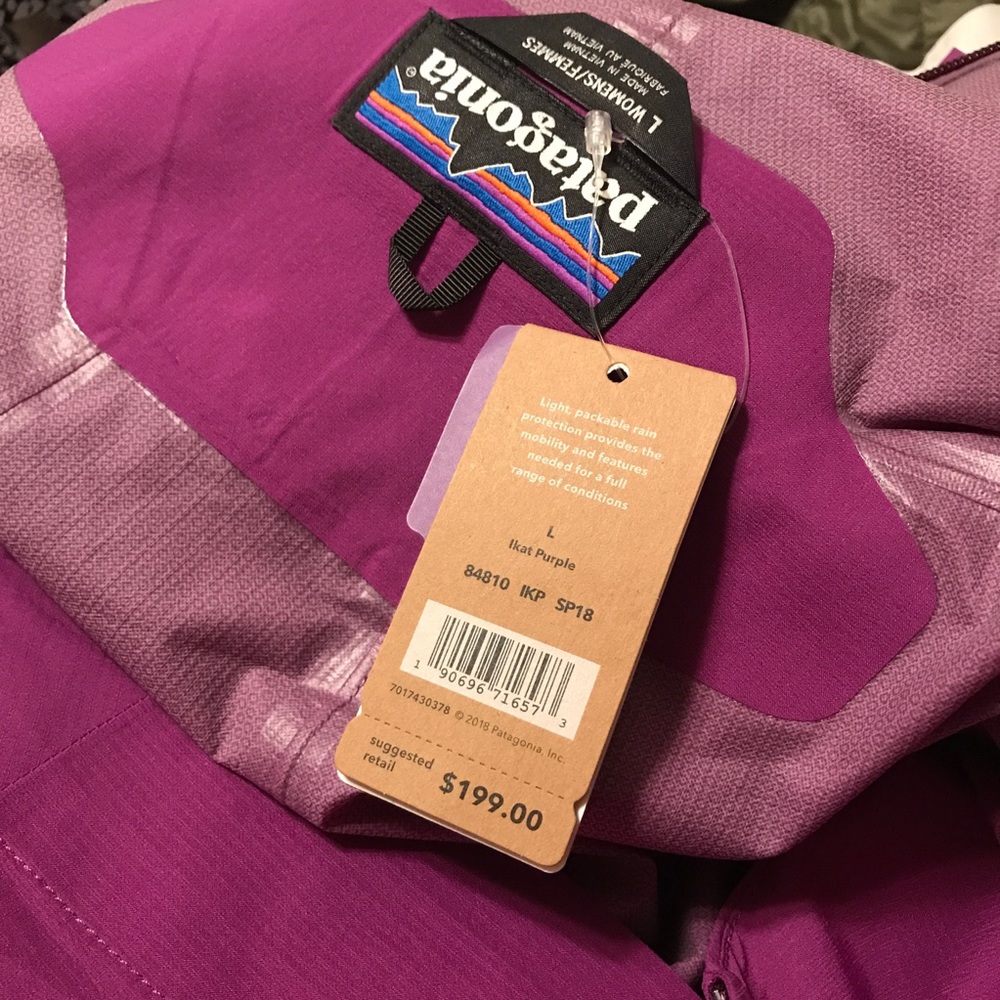 Patagonia Stretch Rainshadow Jacket Ikat Purple - Picture 8 of 8